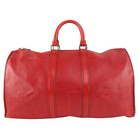 lv travel bag red|louis vuitton travel bag clear.